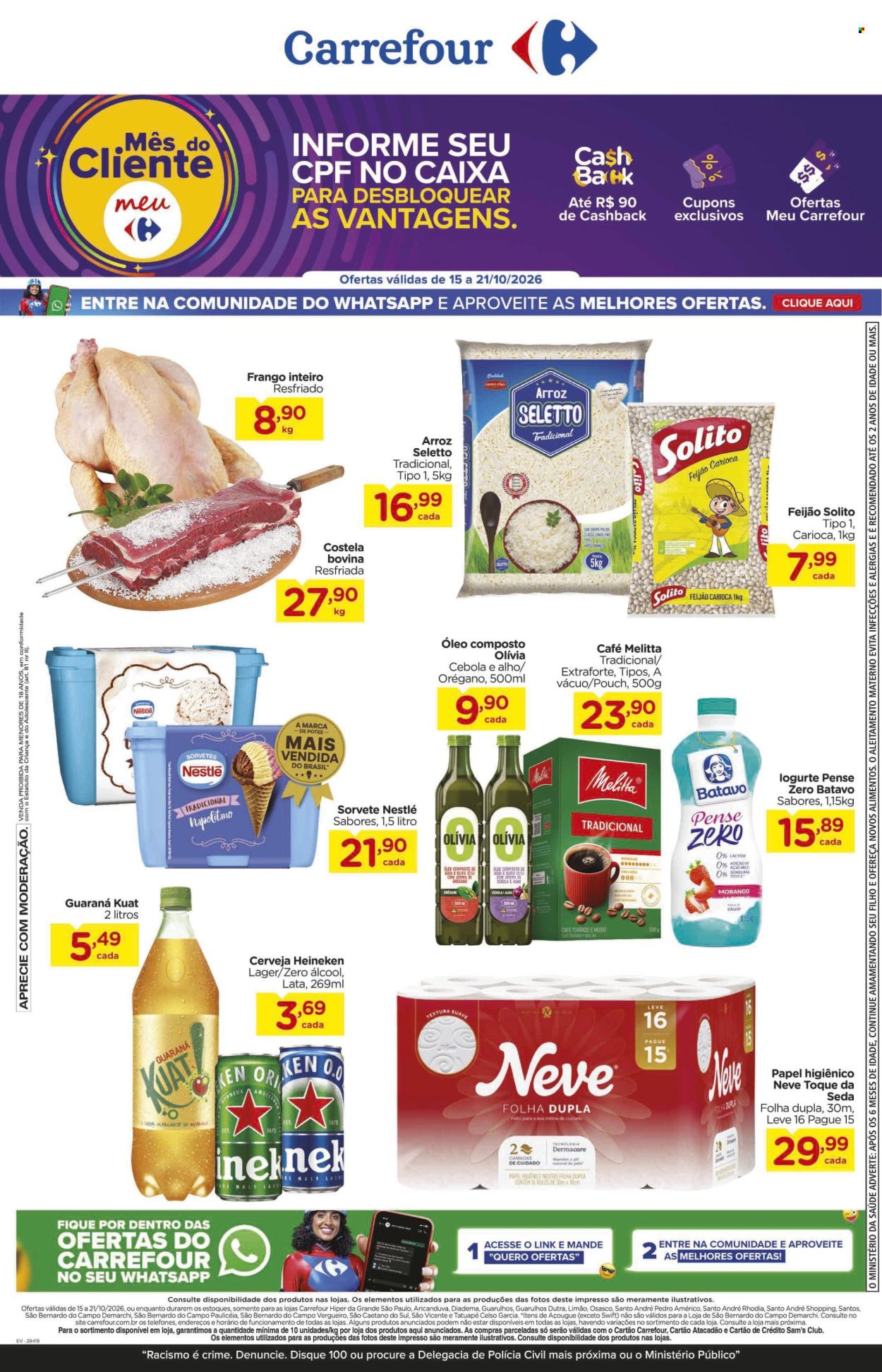 Folheto Carrefour Hiper - 15/10/2026 - 21/10/2026. Página 1