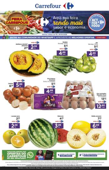 Folheto Carrefour Hiper - 15/10/2026 - 18/10/2026.
