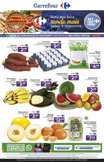 Folheto Carrefour Hiper - 15/10/2026 - 18/10/2026.