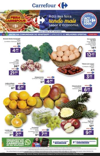 Folheto Carrefour Hiper - 15/10/2026 - 18/10/2026.