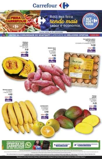 Folheto Carrefour Hiper - 15/10/2026 - 18/10/2026.
