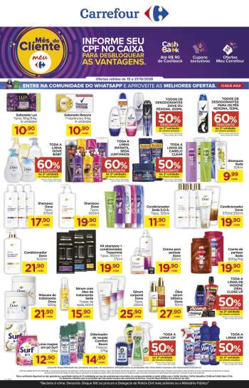 Folheto Carrefour Hiper - 15/10/2026 - 21/10/2026.