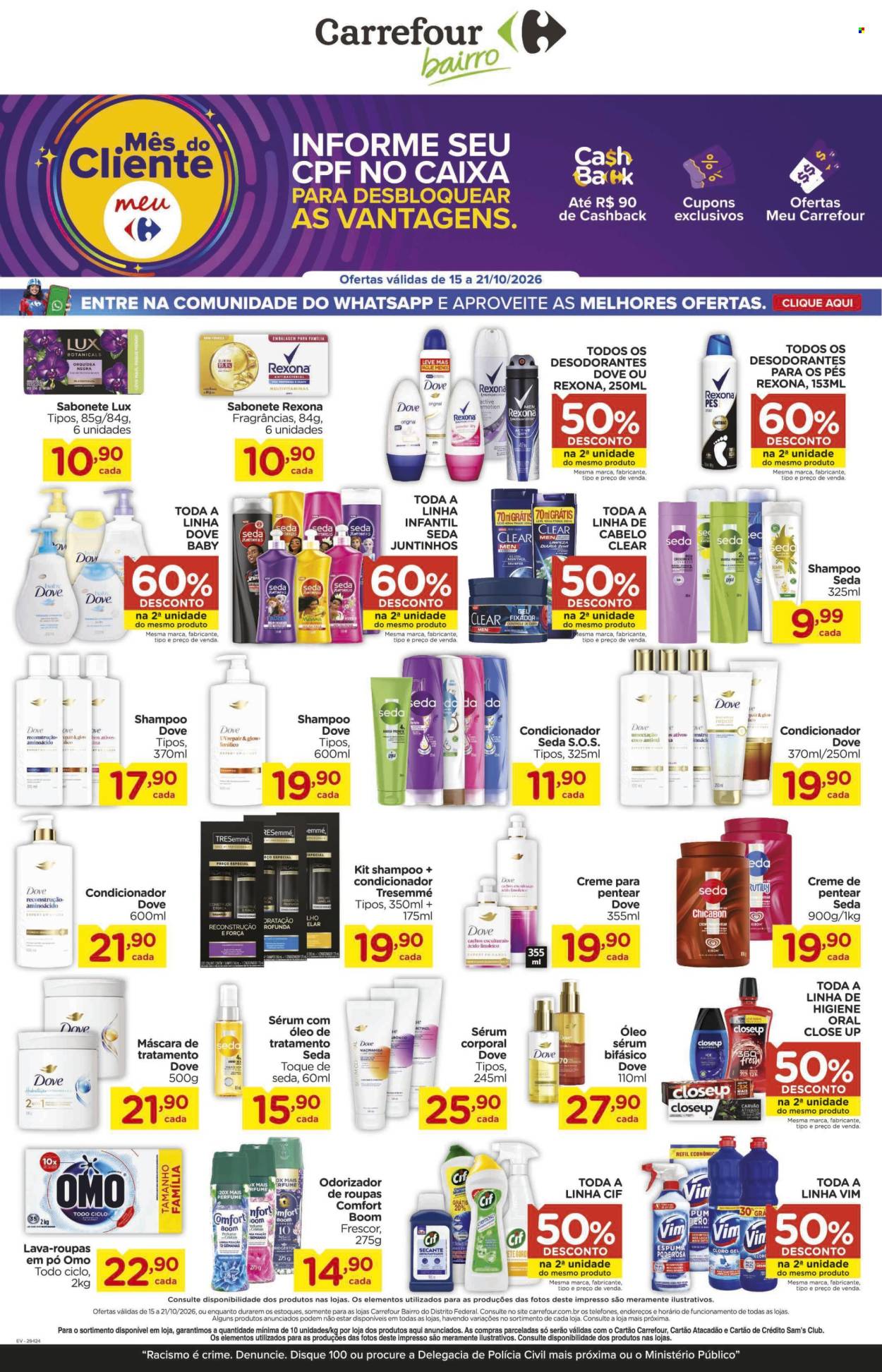Folheto Carrefour Bairro - 15/10/2026 - 21/10/2026. Página 1