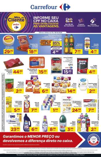 Folheto Carrefour Hiper - 15/10/2026 - 18/10/2026.