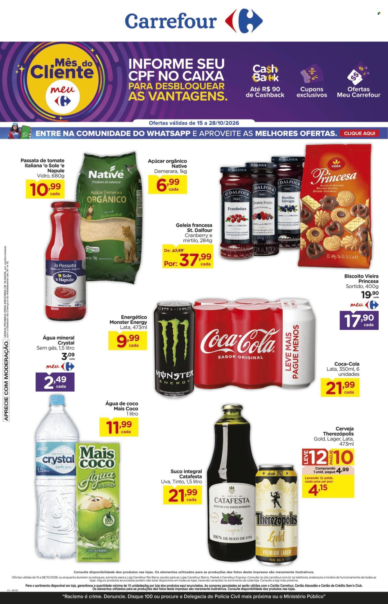 Folheto Carrefour Hiper - 15/10/2026 - 28/10/2026. Página 1