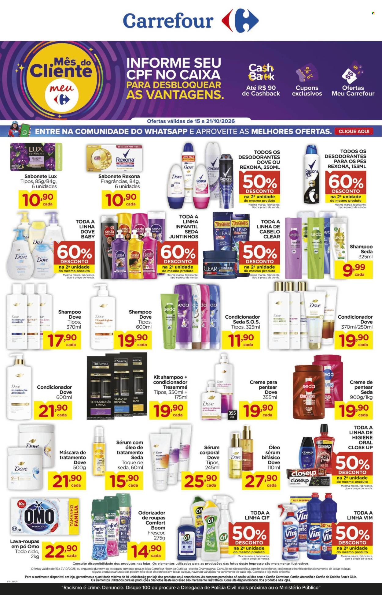 Folheto Carrefour Hiper - 15/10/2026 - 21/10/2026. Página 1