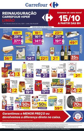 Folheto Carrefour Hiper - 15/10/2026 - 19/10/2026.