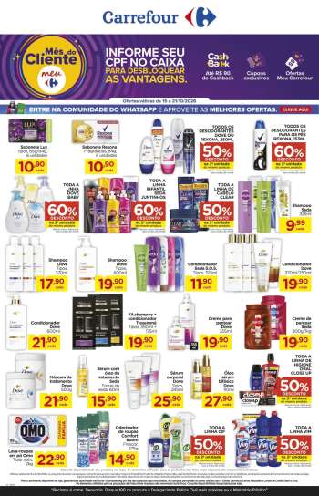 Folheto Carrefour Hiper - 15/10/2026 - 21/10/2026.