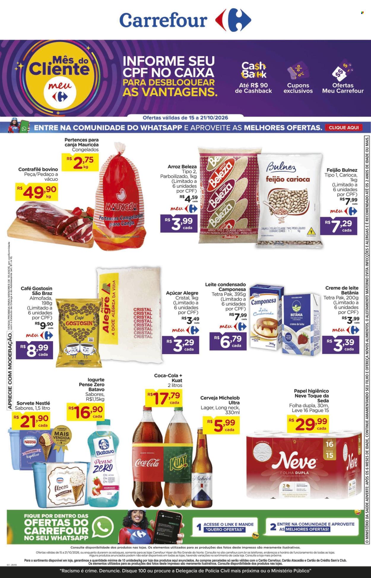 Folheto Carrefour Hiper - 15/10/2026 - 21/10/2026. Página 1
