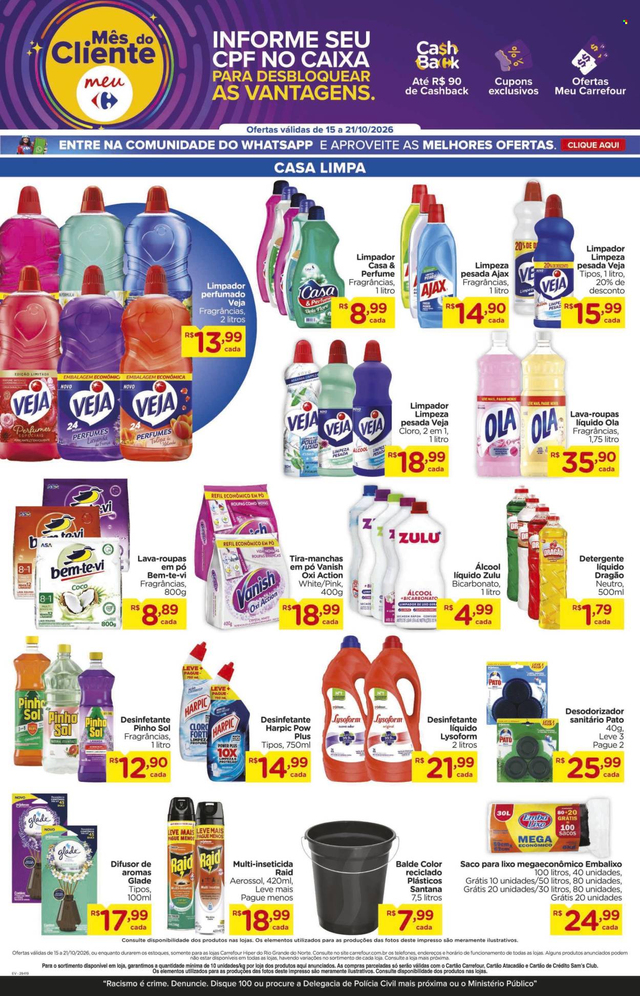 Folheto Carrefour Hiper - 15/10/2026 - 21/10/2026. Página 7