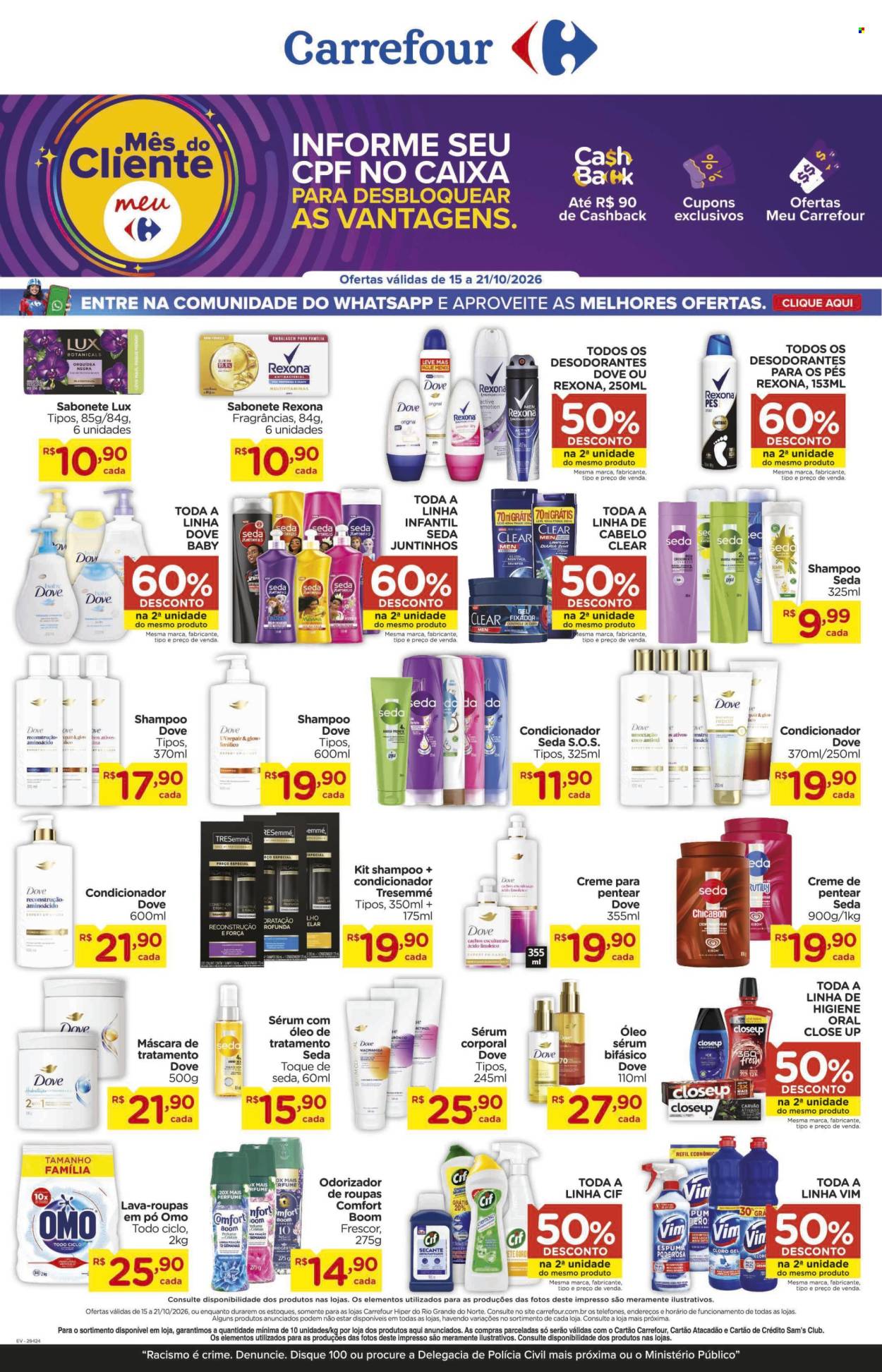 Folheto Carrefour Hiper - 15/10/2026 - 21/10/2026. Página 1