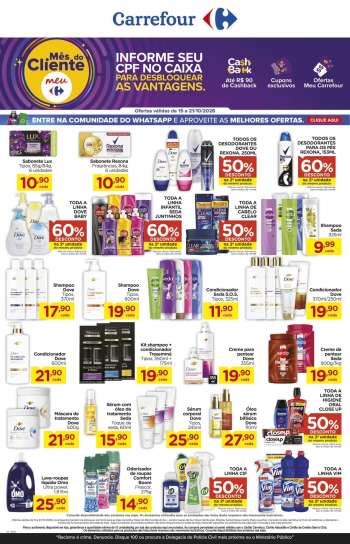 Folheto Carrefour Hiper - 15/10/2026 - 21/10/2026.