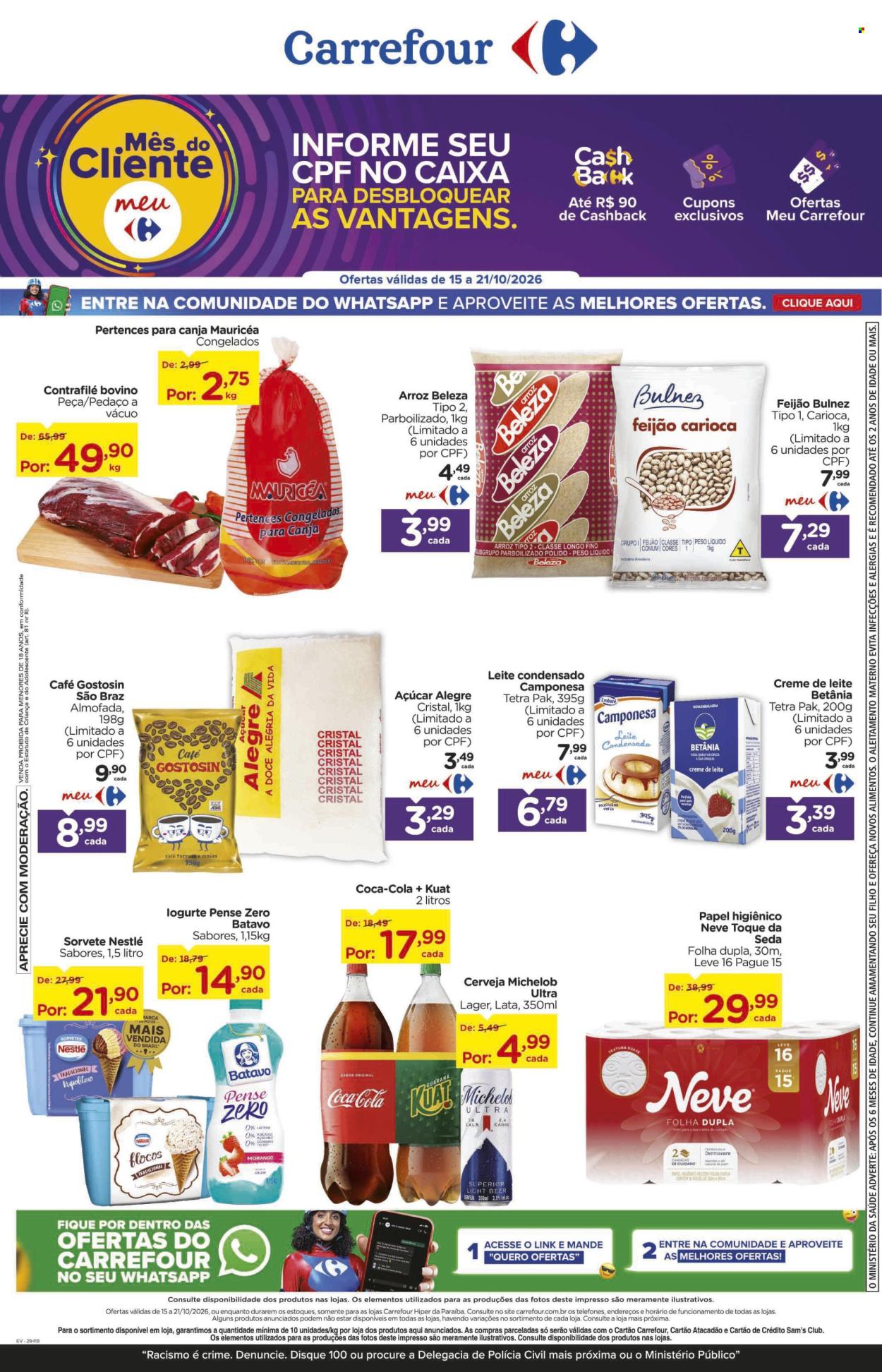 Folheto Carrefour Hiper - 15/10/2026 - 21/10/2026. Página 1