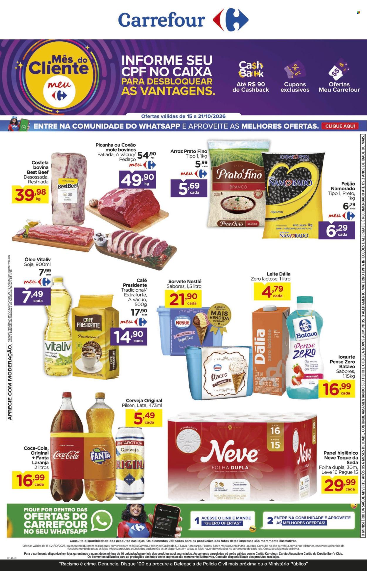 Folheto Carrefour Hiper - 15/10/2026 - 21/10/2026. Página 1