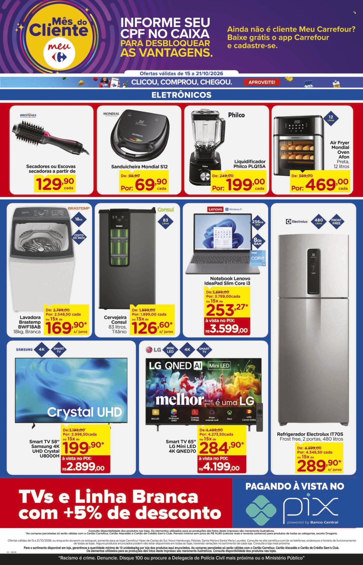 Folheto Carrefour Hiper - 15/10/2026 - 21/10/2026. Página 11