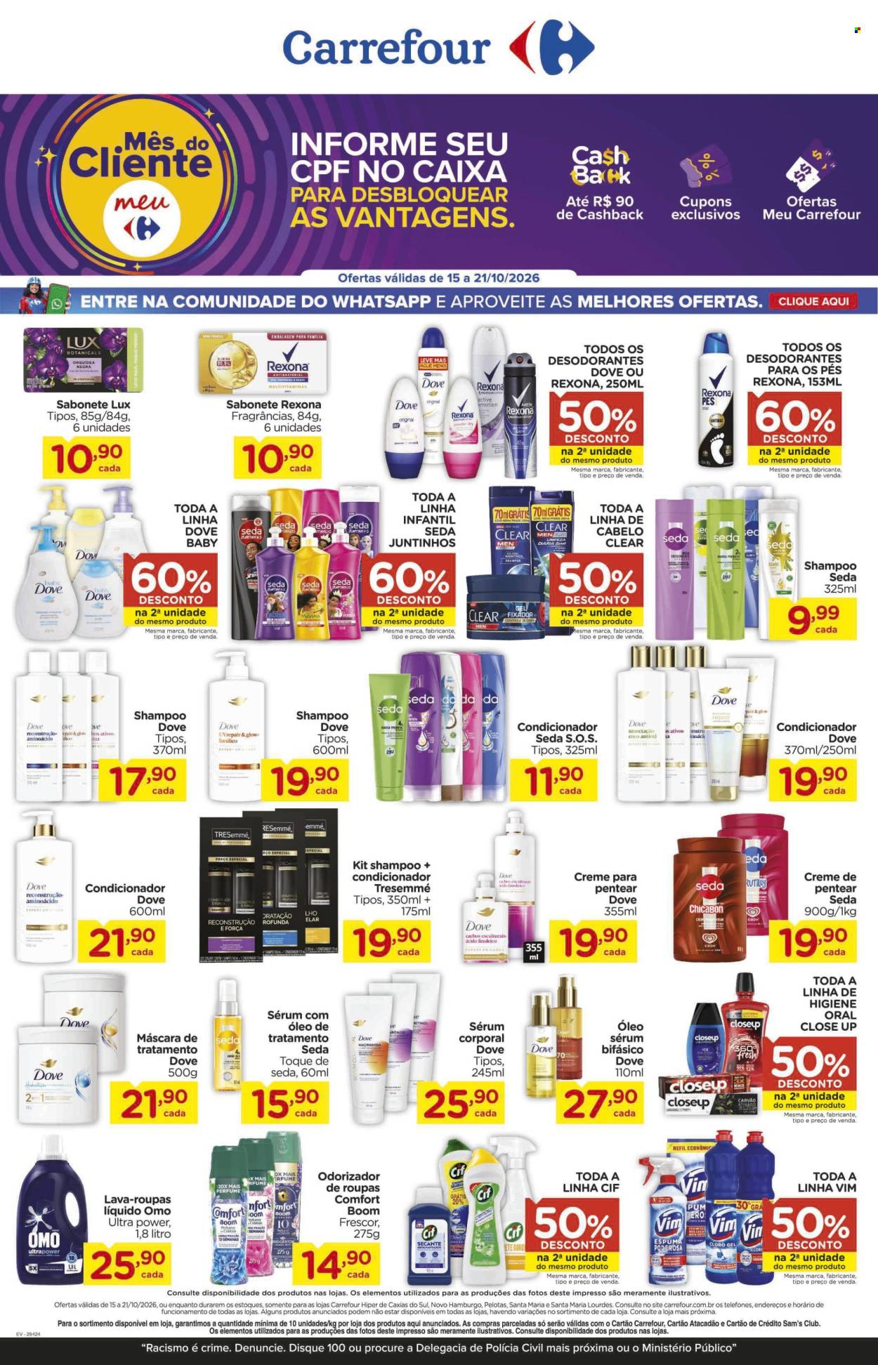 Folheto Carrefour Hiper - 15/10/2026 - 21/10/2026. Página 1