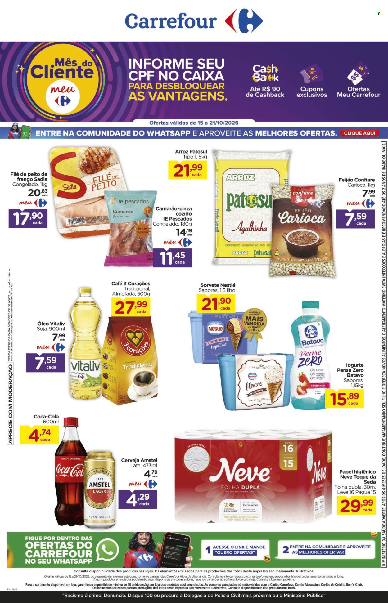 Folheto Carrefour Hiper - 15/10/2026 - 21/10/2026. Página 1