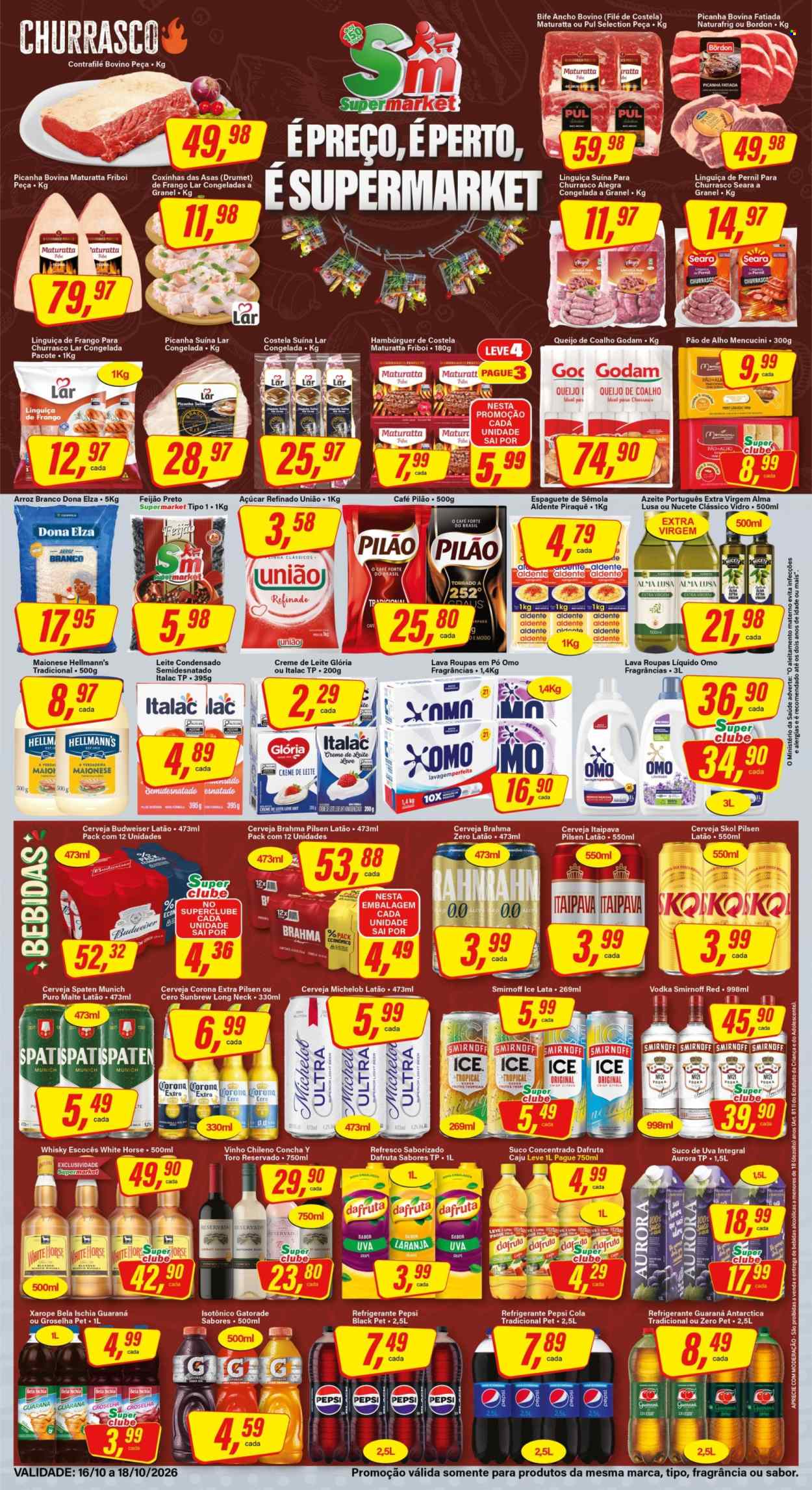 Folheto Rede Supermarket - 16/10/2026 - 18/10/2026. Página 1