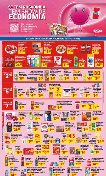 Folheto Mercado Extra - 16/10/2026 - 18/10/2026.