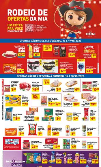 Folheto Mercado Extra - 16/10/2026 - 18/10/2026.
