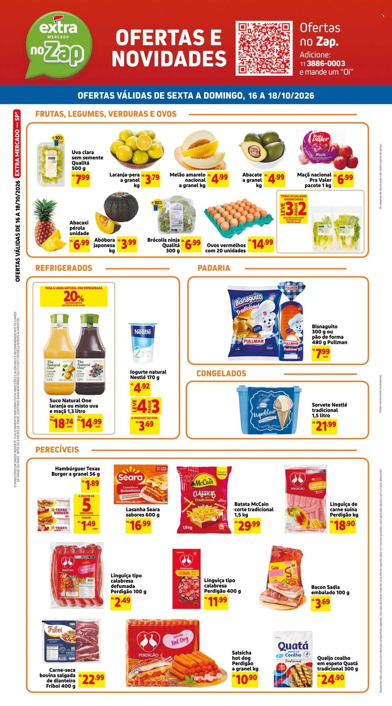 Folheto Mercado Extra - 16/10/2026 - 18/10/2026. Página 3