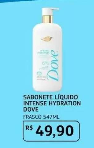 SABONETE LÍQUIDO INTENSE HYDRATION DOVE