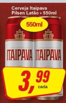 Cerveja Itaipava Pilsen Latão