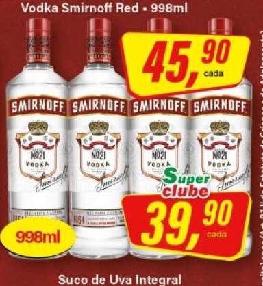 Vodka Smirnoff Red