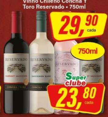 Vinho Chileno Concha Y Toro Reservado