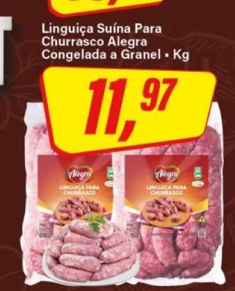 Linguiça Suína Para Churrasco Alegra