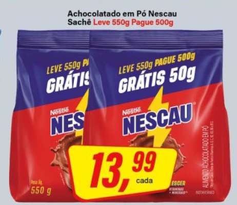 Achocolatado em Pó Nescau