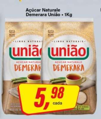 Açúcar Naturale Demerara União