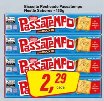 Biscoito Recheado Passatempo