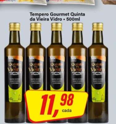 Tempero Gourmet Quinta da Vieira Vidro - 500ml