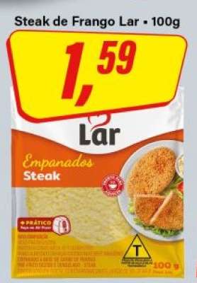 Steak de Frango Lar 100g