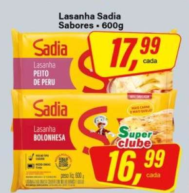 Lasanha Sadia Sabores