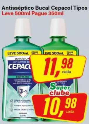 Antisséptico Bucal Cepacol Tipos