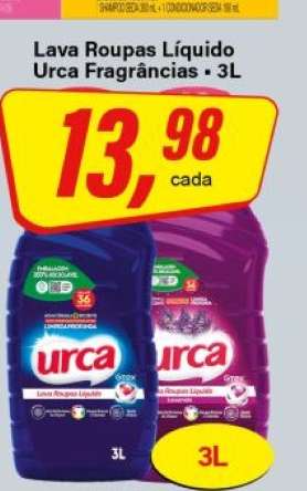 Lava Roupas Líquido Urca Fragrâncias • 3L