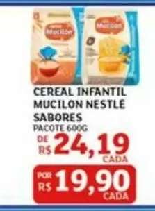 Cereal Infantil Mucilon Nestlé Sabores