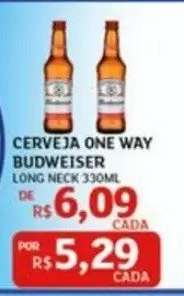 Cerveja One Way Budweiser