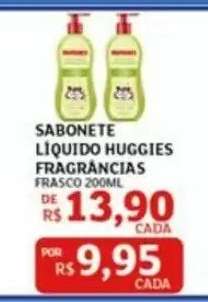 SABONETE LÍQUIDO HUGGIES FRAGRÂNCIAS