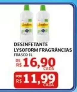 Desinfetante Lysoform Fragrâncias