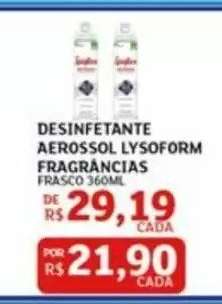 DESINFETANTE AEROSSOL LYSOFORM