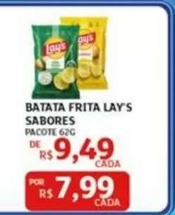 Batata Frita Lay's Sabores