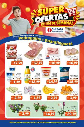 Folheto Shibata Supermercados - 16/10/2026 - 19/10/2026.