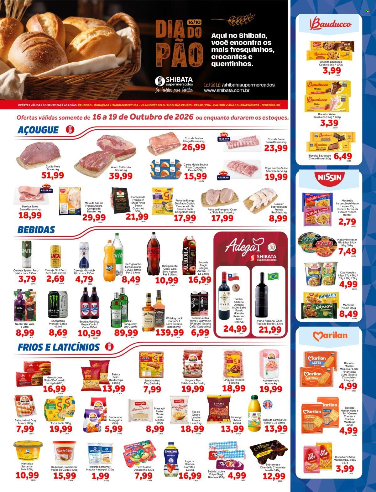 Folheto Shibata Supermercados - 16/10/2026 - 19/10/2026. Página 1