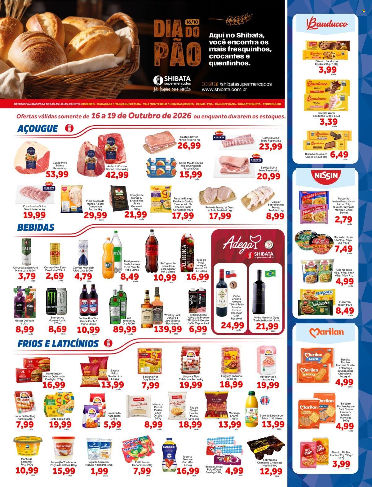 Folheto Shibata Supermercados - 16/10/2026 - 19/10/2026. Página 1