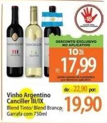 Vinho Argentino Canciller III/IX