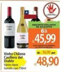 Vinho chileno Casillero del Diablo