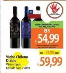 Vinho Chileno Diablo